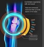 VIDECOR Heated Knee Brace Wrap, Electric Heating Knee Pad, Heating Knee Brace Wrap, Warm Therapy for Joint Pain, Arthritis Meniscus Pain Relief for Men And Women