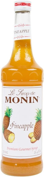 Monin - Pineapple Syrup, Sweet Tropical Flavors, Great for Teas, Sodas, & Cocktails, Natural Flavors, No Artificial Sweeteners or Ingredients, Gluten-Free, Vegan, Non-GMO, Clean Label (750ml)