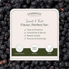 Starwest Botanicals Schisandra Berries Whole Organic - Dried Organic Schisandra Berry for Tea, Smoothies, Baked Goods, & More, Sourced From China, Non GMO - Bulk 1 lb Bag