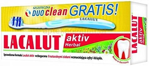 Lacalut Toothpaste Aktiv Herbal with Brush 75 Ml