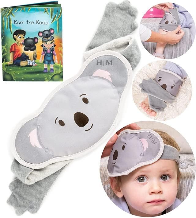 MyHalos® Kids Ice Packs for Boo Boos - Meet Kam Our Reusable Toddler Ice Pack - for Injuries, Bumps, Fevers - Colic Relief Ice Packs for Kids & Newborns with Free Story Book - FSA|HSA Eligible