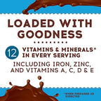 Ovaltine Rich Chocolate Drink Mix, Powdered Drink Mix for Hot and Cold Milk, 12 OZ Canister