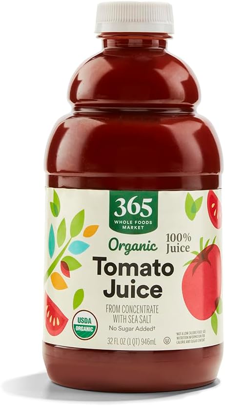 365 by Whole Foods Market, Organic 100% Juice, Tomato, 32 fl oz
