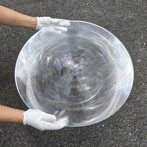 Fresnel Lens Large, Diameter 500mm, Focal Length 600mm, Plastic (Acrylic) Lens for solar collecting, magnifying, solar death ray, solar projector fire starter
