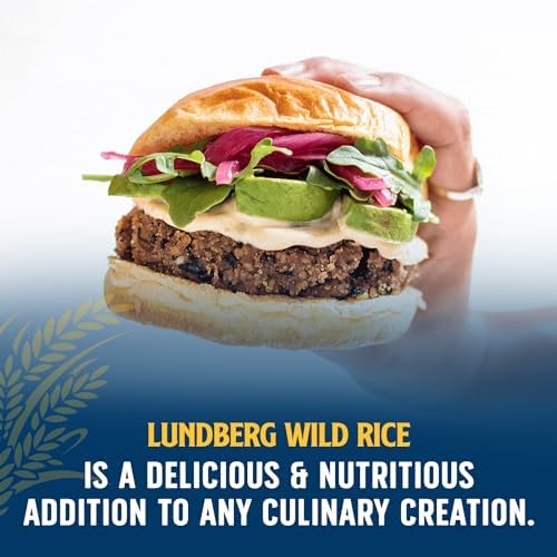 Lundberg Wild Rice, Regenerative Organic Certified – 100% Natural California Cultivated Wild Black Rice, 8 Oz