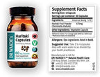 DR WAKDE’S® Haritaki Capsules (Terminalia chebula/Hirda) I 100% Herbal I 60 Veggie Capsules I Ayurvedic Supplement I All Natural