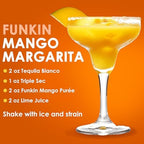 Funkin Fruit Puree | Real Fruit, Simple Ingredient, Natural Mixer for Cocktails, Drinks, Smoothies | Vegan, Non-GMO, Gluten-Free (2.2 lbs) (Mango)