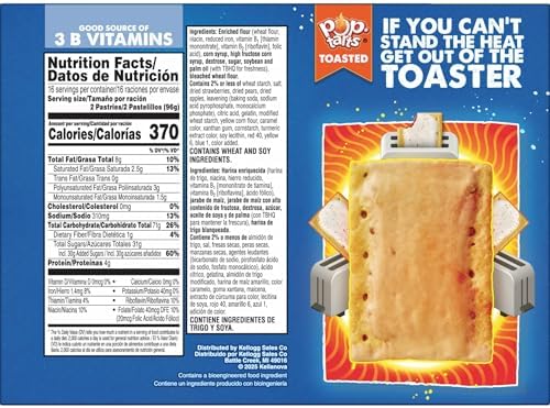 Pop-Tarts Toaster Pastries, Breakfast Foods, Kids Snacks, Frosted Strawberry (32 Pop-Tarts)