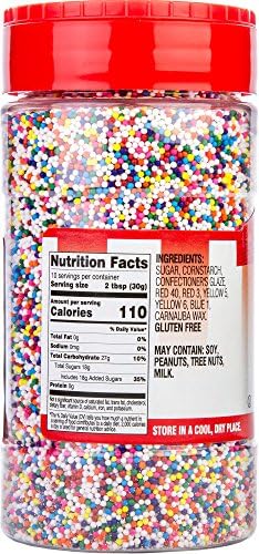 Betty Crocker 26445 Parlor Perfect Rainbow Nonpareils