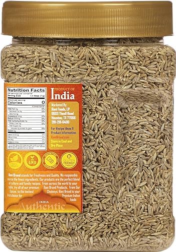 Rani Cumin Seeds Whole (Jeera) Spice 16oz (1lb) 454g PET Jar ~ All Natural | Gluten Friendly | NON-GMO | Kosher | Vegan | Indian Origin