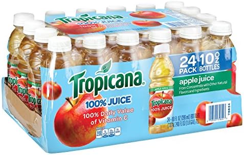 Tropicana Apple Juice, 10 oz., 24 Count