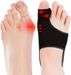 2PCS Bunion Corrector for Women & Men,Big Toe Separators-Bunion Splint-Bunion Pads-Hammer Toes Straightener-Toes Spacers Pain Relief, Comfortable & Breathable for Day/Night