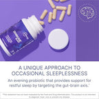 Microbiome Labs Zenbiome Sleep - L Theanine Supplement with Lemon Balm Extract & Probiotics with Bifidobacterium Longum - Help Soothe the Gut-Brain Axis at Bedtime (30 Capsules)