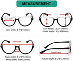 Eyekepper Eyeglasses for Women Reading Large Frame - Oversize Ladies Half Moon Design Readers - Transparent/Green +3.50