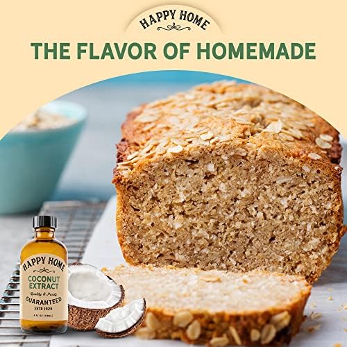 Happy Home Premium Natural Coconut Flavor - Certified Kosher, 4 oz.