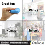 CanDo Theraputty Plus Hand Exercise Putty for Rehabilitation, Exercises, Hand Thearpy, Occupational Therapy, Hand Strengthening, Improve Motor Skills, Stress Relief 5-Pound Blue Firm