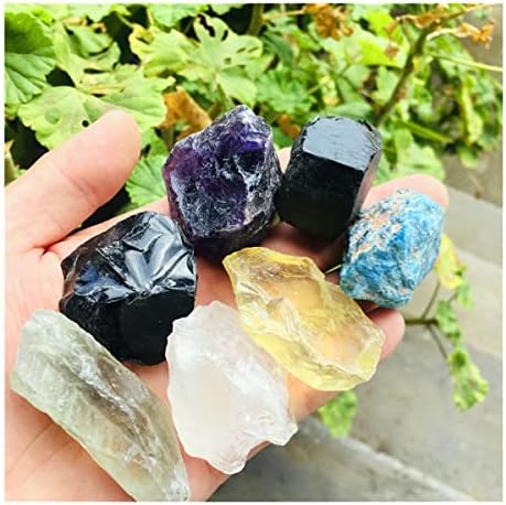 Crystal Stone 7pc Tumbled Gemstone Stones Natural Colorful Rock Mineral Presents
