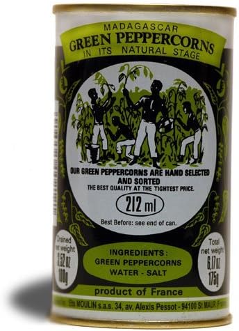 Madagascar Green Peppercorns in Brine - Pack of 4