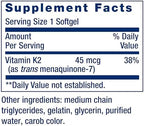 Life Extension Low Dose Vitamin K2 – Supports Arterial Health – Non-GMO, Gluten-Free – 90 Softgels