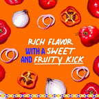 Tari Hot Sauce - Tropical Kick - Sweet & Chunky Kick - 11.8oz