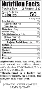 SweetGourmet Assorted Fruit Barrels | Wrapped | Bulk Hard Candy | 1 Pound
