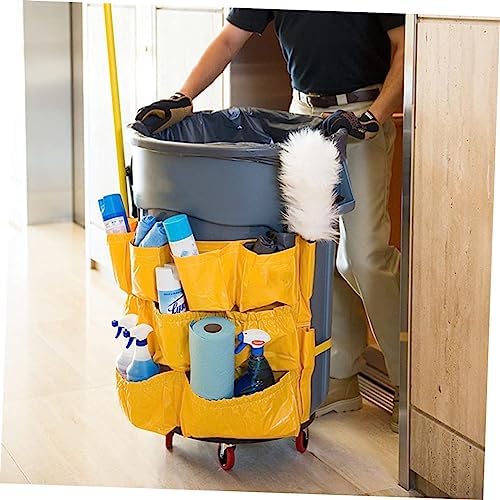 Round Trash Can Storage Bag Heavy Duty Bag for Garbage Cleaning Cart Trash Barrels