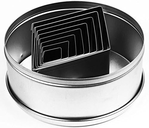 Ateco 8pc Stainless Steel Diamond Shaped Cutter Set