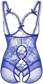 Plus Size Lingerie for Women Sexy Lingerie Bodysuit One-Piece Teddy Black