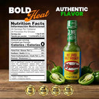 El Yucateco Green Habanero Hot Sauce, Authentic Mexican Chile Habanero Sauce, 4 fl oz (120 ml), Gluten Free (Pack of 6)