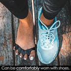 VYCE PrimalStep Toe Separators, Spreaders, Spacers, Straightener to Correct Toes for Men and Women, Bunion Corrector, Plantar Fasciitis and Athletic Mobility, S/M