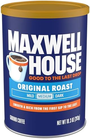 Maxwell House Original Roast Ground Coffee, 10.3 oz Canister