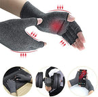 RZJZGZ 2 Pairs Arthritis Gloves Compression Arthritis Pain Wrist Support Brace gloves Compression Anti Arthritis Gloves (Large)