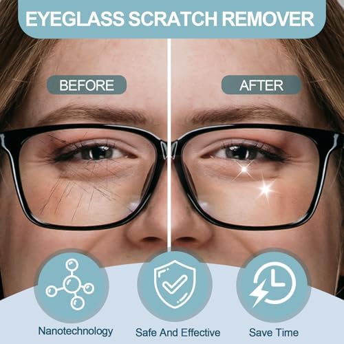 2026 New Upgraded Eyeglass Scratch Remover For Eyeglasses, Glasses Lens Scratch Remover, Glasses Scratch Remover, Glasses Cleaner Spray (1, 100ML)