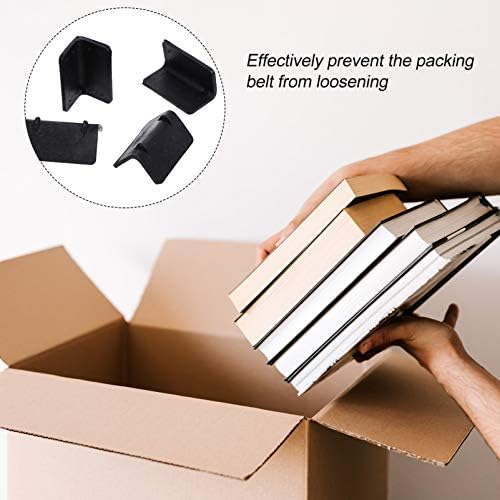 TOYANDONA Plastic Corner Protectors for Straps 2.17X1.18 Inch Edge Guards Cargo Strap Protectors Heavy Duty Tie Down Strap Corner Guard for Shipping Pallet Load Protection