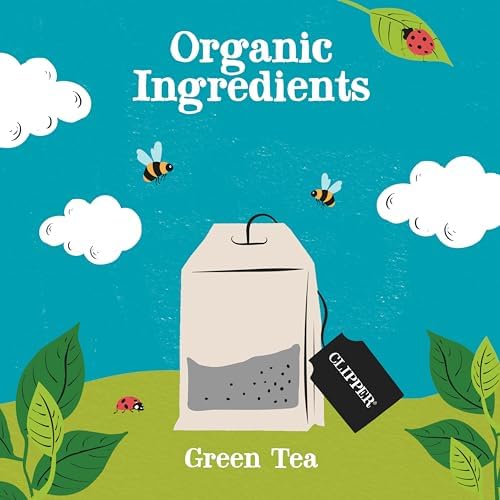 Clipper Tea Organic Pure Green Tea Bags, Great Hot or Iced, Fair Trade Tea, Natural & Biodegradable, 250 Tea Bags