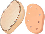 Nano Glass Foot File Callus Remover-Crystal Foot Files Pedicure Foot Care Scrubber Painless Dry and Wet for Hard Skin Calluses Removal (Gold)