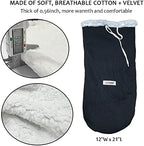EDWERD Leg Cast Sock Cover for Calf Foot Ankle Toe Casts, Warm Plaster Stocking Protective Accessories for Wounds & Burns, 1 Pcs