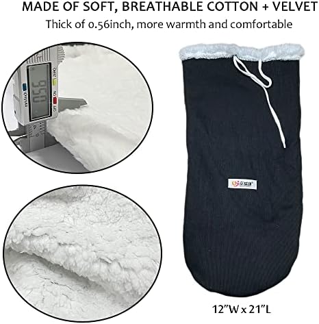 EDWERD Foot Cast Sock Cover for Ankle Toe, Warm Plaster Stocking Protective Accessories for Wounds & Burns, 1 Pcs