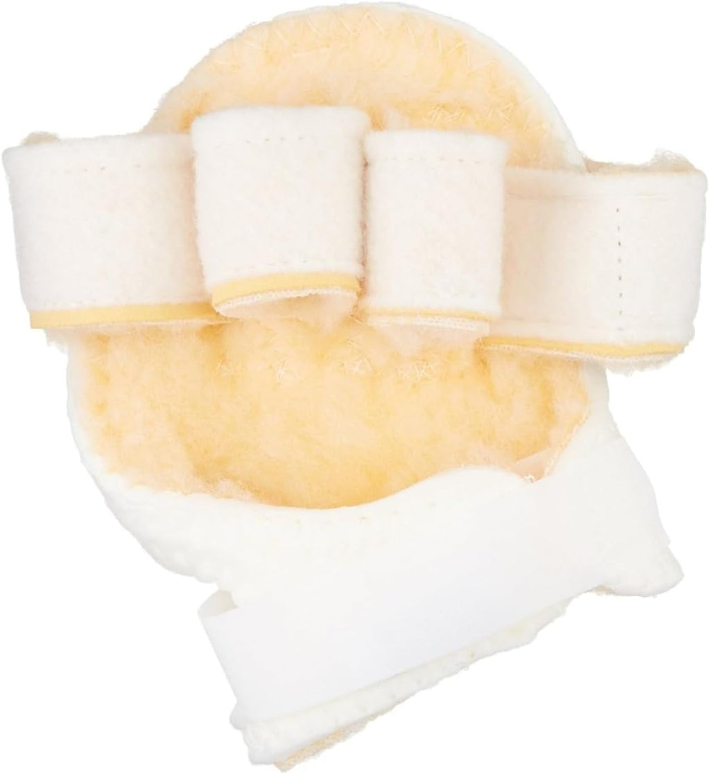 Rolyan – Palm Protector – Right Hand – Finger Separator Glove – Single Pack, Soft Padded Palm Guard for Hand Contractures and Finger Spasticity, Lightweight Hand Protector, Washable