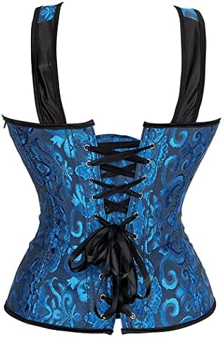 Women's Gothic Brocade Strap Plus Size Bustiers Corsets Top