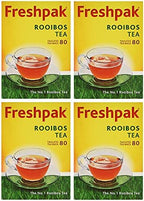 Freshpak Pure Rooibos Tea 80 Tagless Bags (4 X Pack) - 2 SET