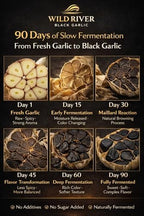 100% American Grown Black Garlic Puree, Wild River, Made in USA, Gilroy California Garlic, Umami Paste in Glass Jar 8.4 oz