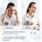 HIQILI Neroli Essential Oil 3.38 Fl Oz, Pure Natural Neroli Oil for Skin, Diffuser, Includes 10ML Travel Bottle - 100ML