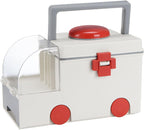 Storage Box PP AS Ambulance Shaped Portable Aid Kit Container Emergency Organizer with Handle for Home