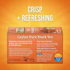 Twinings Ceylon Pure Black Tea Individually Wrapped Bags, 20 Count (Pack of 6), formerly Ceylon Orange Pekoe, Crisp, Refreshing, Caffeinated, Enjoy Hot or Iced, 120 Teabags