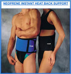 Proline Neoprene Instant Heat Back Support, Blue, Adult One Size