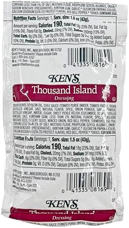 KENS Thousand Island 1.5oz packets 30 Count