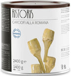 Tita Italian Roman Style Artichokes, Top Italian Artichokes, Marinated Roman Style, Canned, Seasoned, Fresh Artichokes, Flavorful, Versatile, Classic Dish, Net Weight: 5 lb 4.7 oz / 2400 gr_AB