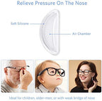 Frienda 24 Pairs Silicone Adhesive Eyeglass Nose Pads Anti-slip Nose Bridge Pads 3. 5 Mm/ 0. 4 Inch for Eyeglasses Sunglasses