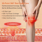 DEITY Knee Massager Smart with Heat, Vibration, 3D Massage, Red Light, 4-in-1, Cordless Portable Knee Massager with LED Large Screen, Gifts for Grandma & Grandpa